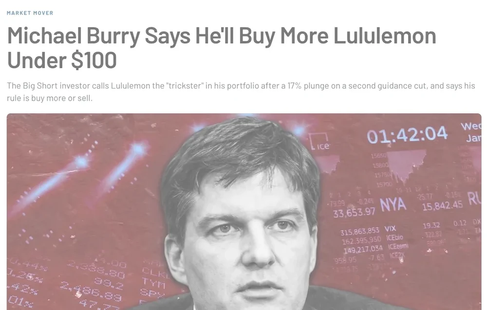 A published editorial article page on InsiderBuying.com